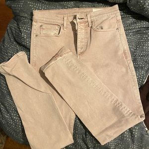Men’s Rag and Bone size 29” light pink jeans